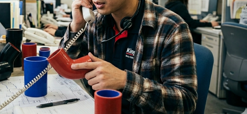 装着事例：シリコンホース